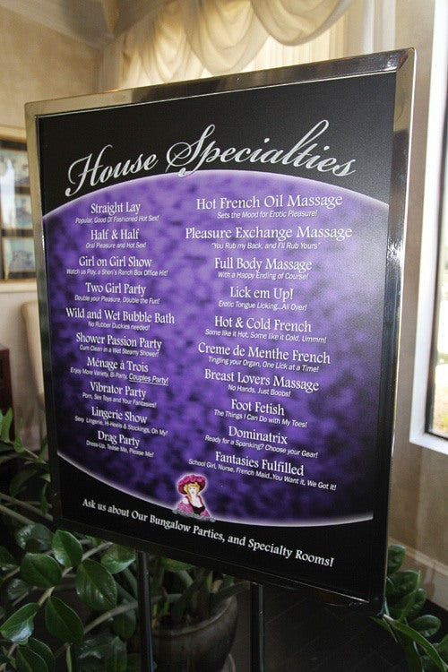 menu and policy
